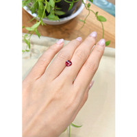 1.02 Ct. Pinkish Red Rubellite Tourmaline from Mozambique Life Style