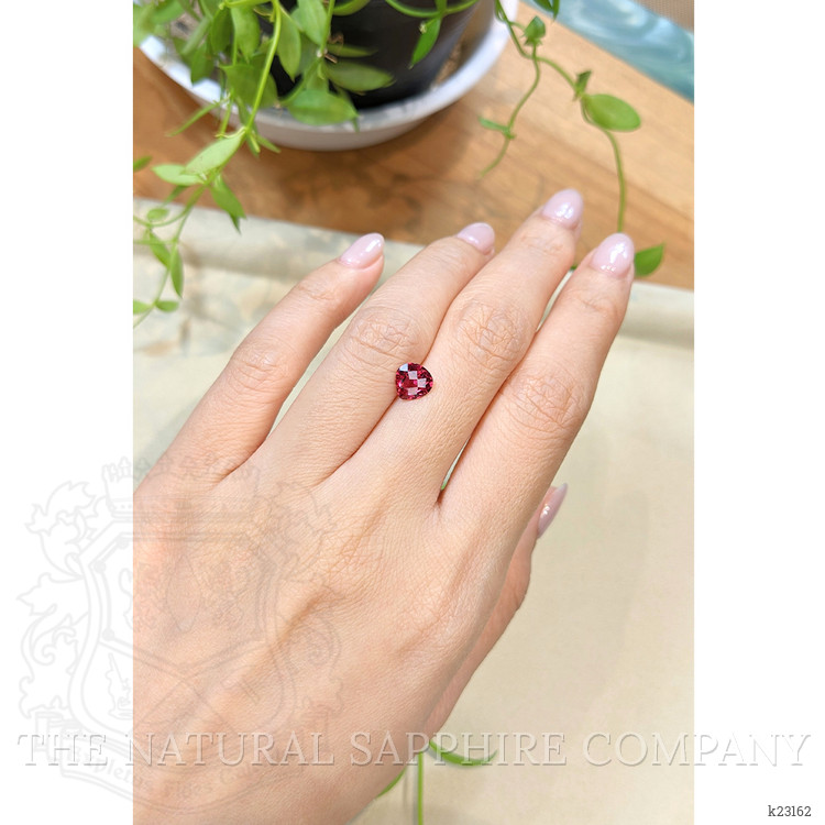 1.02 Ct. Pinkish Red Rubellite Tourmaline from Mozambique