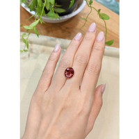 5.98 Ct. Brownish Red Tourmaline from Mozambique Life Style