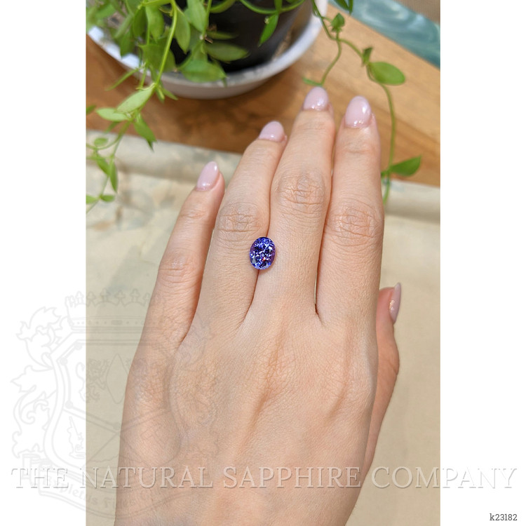 2.22 Ct. Violet Tanzanite from Tanzania