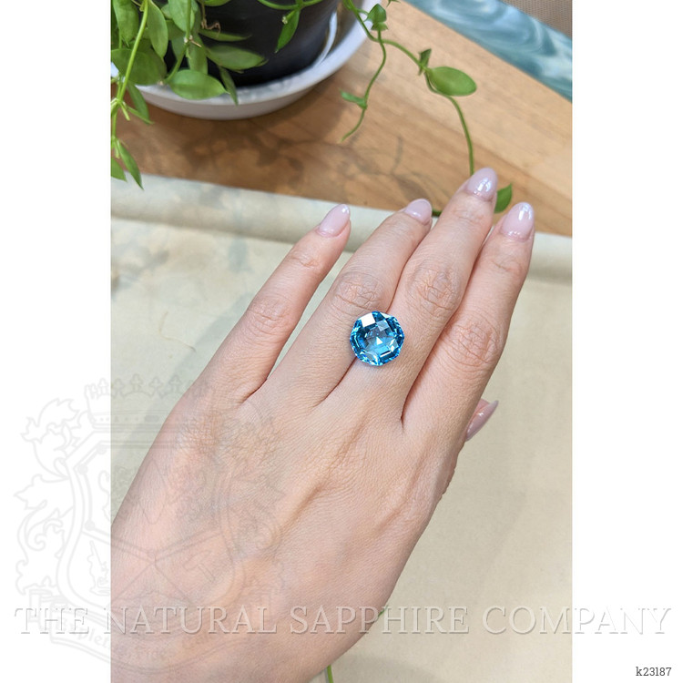 10.00 Ct. Swiss Blue Topaz from Brazil