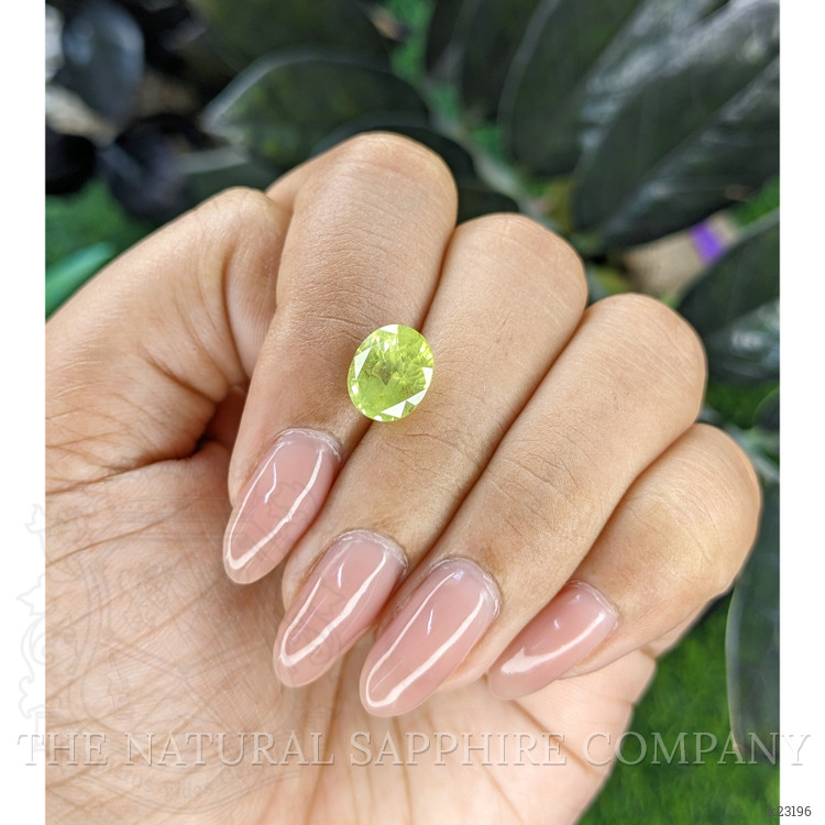 3.64 Ct. Green Chrysoberyl from Ceylon (Sri Lanka)