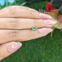 0.84 Ct. Tsavorite Garnet from Tanzania Life Style