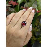 9.92 Ct. Rhodolite Garnet from Ceylon (Sri Lanka) Life Style