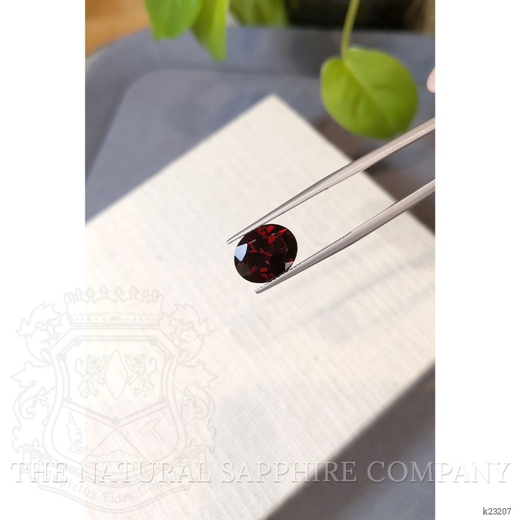 4.58 Ct. Orangish Red Garnet from Tanzania