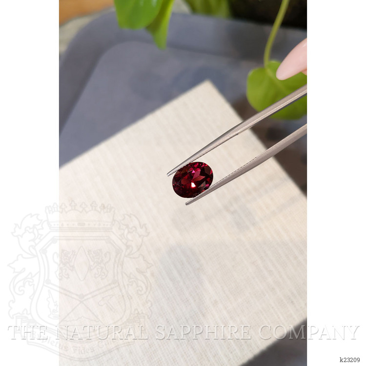 3.67 Ct. Red Garnet from Tanzania