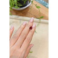 2.05 Ct. Red Garnet from Tanzania Life Style