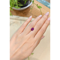 2.10 Ct. Pinkish Purple Rhodolite Garnet from Tanzania Life Style