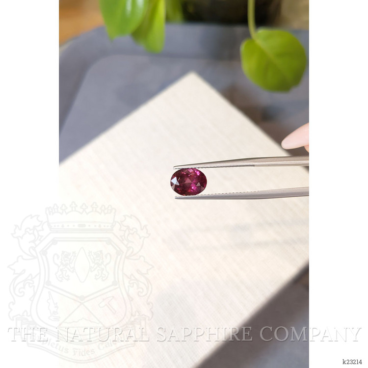 2.60 Ct. Purplish Red Rhodolite Garnet from Tanzania