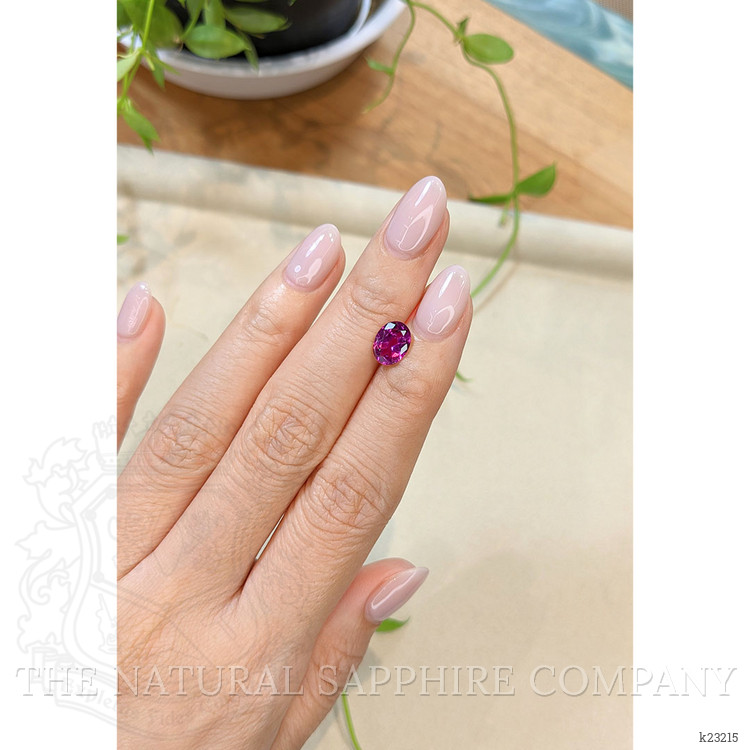 1.70 Ct. Purplish Pink Rhodolite Garnet from Tanzania