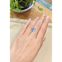4.05 Ct. Blue Aquamarine from Brazil Life Style