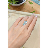 5.34 Ct. Blue Aquamarine from Brazil Life Style