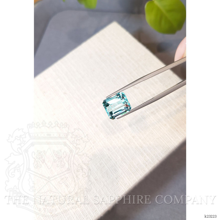 6.28 Ct. Greenish Blue Aquamarine from Brazil