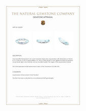 5.42 Ct. Blue Aquamarine from Brazil Appraisal