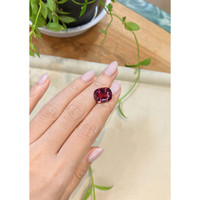 10.90 Ct. Reddish Pink Spinel from Ceylon (Sri Lanka) Life Style