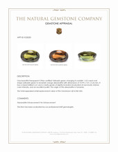 3.52 Ct. Alexandrite from Tanzania Appraisal