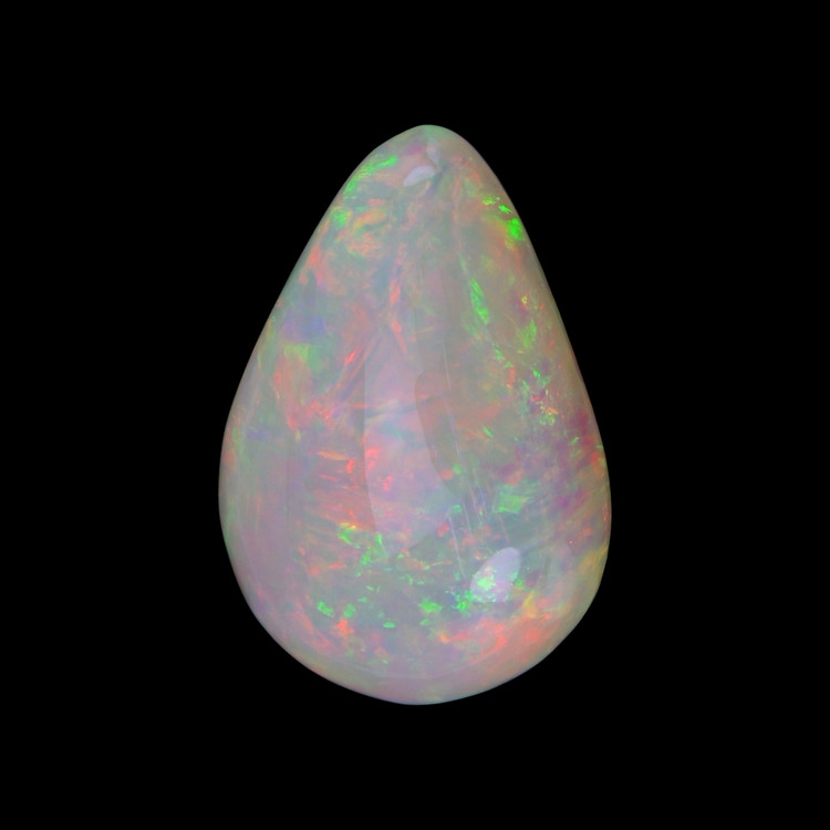 23.56 Ct. Multi Color Cabochon White Opal from Australia