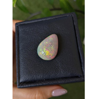 23.56 Ct. Multi Color Cabochon White Opal from Australia Life Style