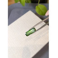 6.79 Ct. Green Tourmaline from Mozambique Life Style