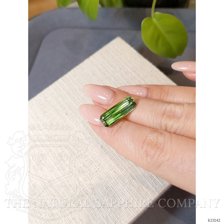 6.79 Ct. Green Tourmaline from Mozambique