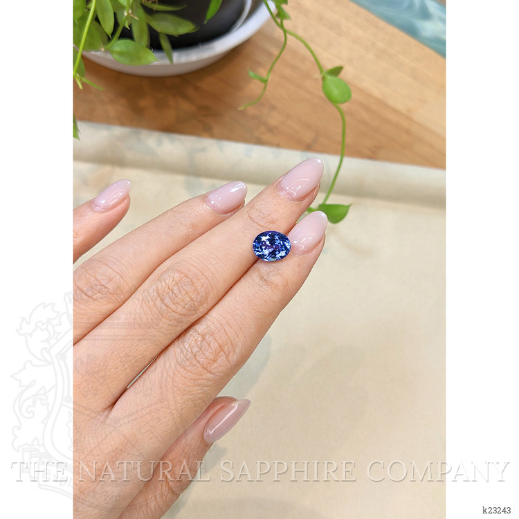 3.20 Ct. Violet Tanzanite from Tanzania