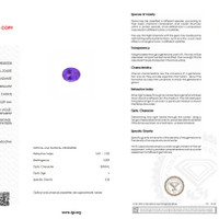 2.78 Ct. Tanzanite from Tanzania Scan Report