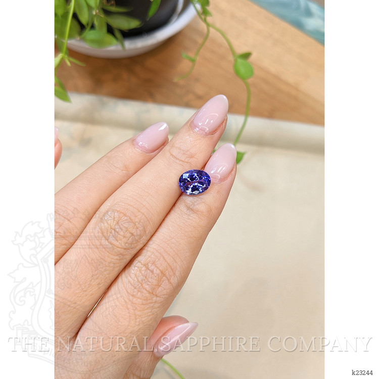 2.78 Ct. Violet Tanzanite from Tanzania