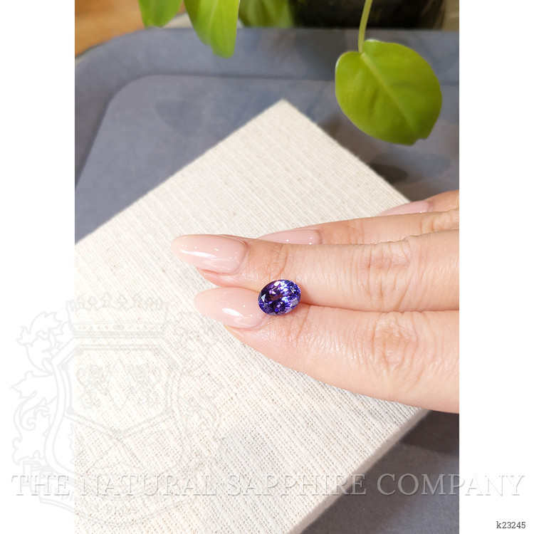 2.82 Ct. Violet Tanzanite from Tanzania