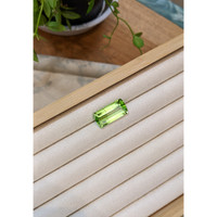 14.62 Ct. Green Peridot from Pakistan Life Style