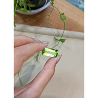14.62 Ct. Green Peridot from Pakistan Life Style