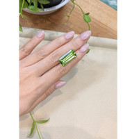 14.62 Ct. Green Peridot from Pakistan Life Style