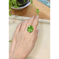 24.22 Ct. Green Peridot from Pakistan Life Style