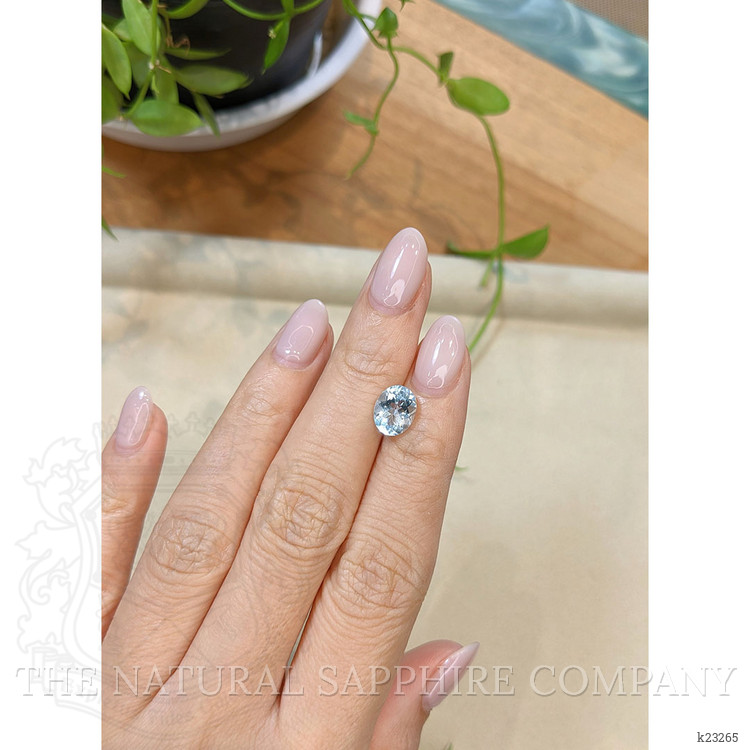 1.84 Ct. Greenish Blue Aquamarine from Madagascar