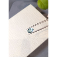 2.41 Ct. Greenish Blue Beryl from Madagascar Life Style