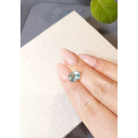 2.41 Ct. Greenish Blue Beryl from Madagascar Life Style