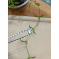 2.59 Ct. Greenish Blue Aquamarine from Madagascar Life Style