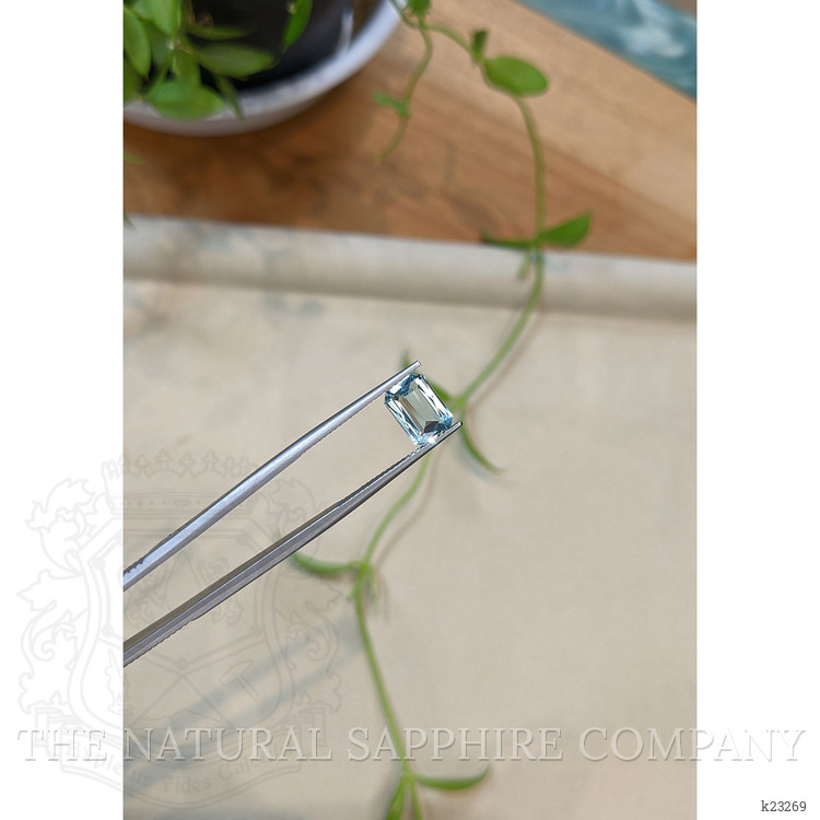 1.83 Ct. Bluish Green Aquamarine from Madagascar
