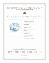 1.62 Ct. Blue Aquamarine from Madagascar Scan Report