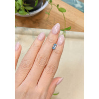 0.95 Ct. Blue Aquamarine from Madagascar Life Style
