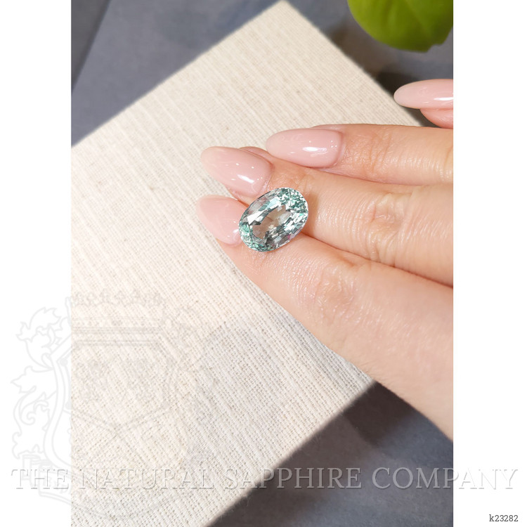 9.93 Ct. Bluish Green Beryl from Madagascar