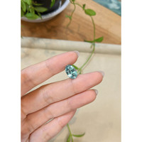 4.70 Ct. Greenish Blue Aquamarine from Madagascar Life Style