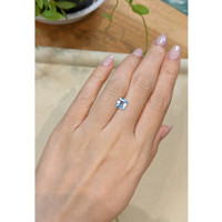1.16 Ct. Greenish Blue Aquamarine from Madagascar Life Style