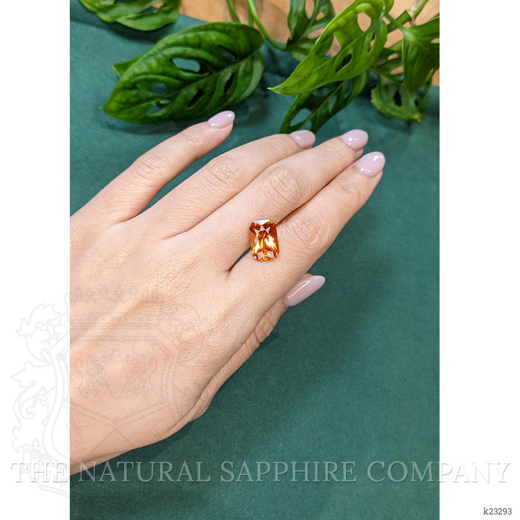 6.68 Ct. Golden Brown Garnet from Madagascar