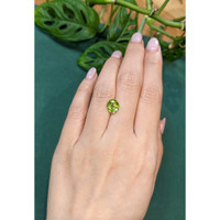 2.48 Ct. Green Tourmaline from Madagascar Life Style