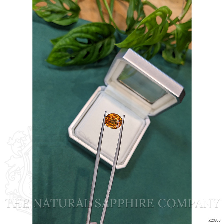 3.78 Ct. Golden Brown Garnet from Madagascar