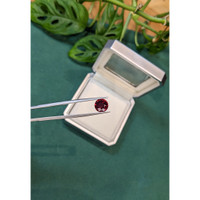 3.16 Ct. Pinkish Red Garnet from Madagascar Life Style