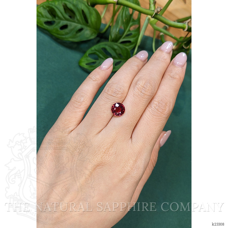 3.16 Ct. Pinkish Red Garnet from Madagascar