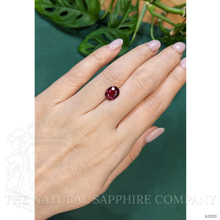 2.74 Ct. Purplish Red Garnet from Madagascar