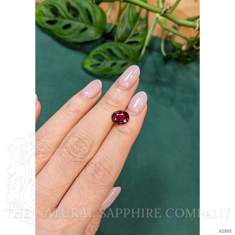 2.74 Ct. Purplish Red Garnet from Madagascar