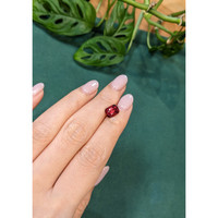 2.92 Ct. Red Garnet from Madagascar Life Style